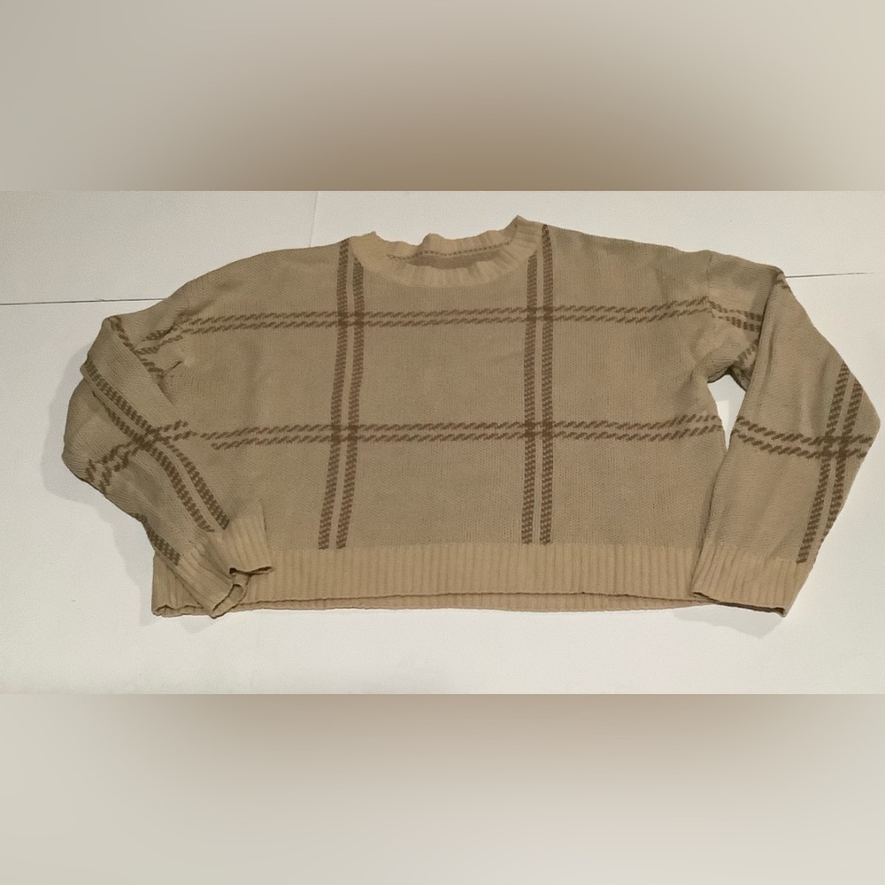 SHEIN Beige Knit Sweater